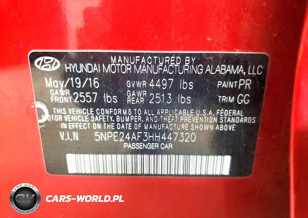 2017 Hyundai Sonata Se VIN:5NPE24AF3HH447320 - 12