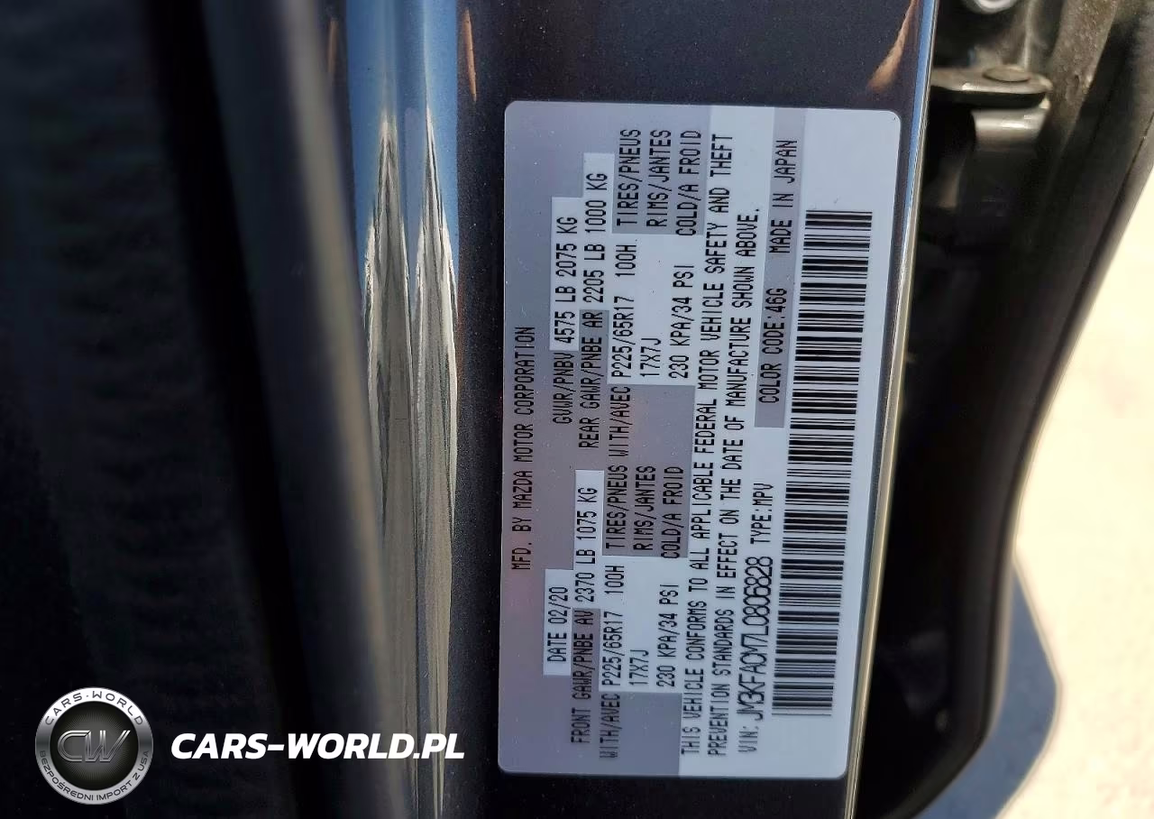 2020 Mazda Cx-5 Touring VIN:JM3KFACM7L0806828 - 14