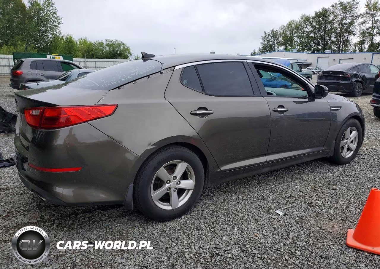 2014 Kia Optima Lx VIN:5XXGM4A75EG285564 - 3