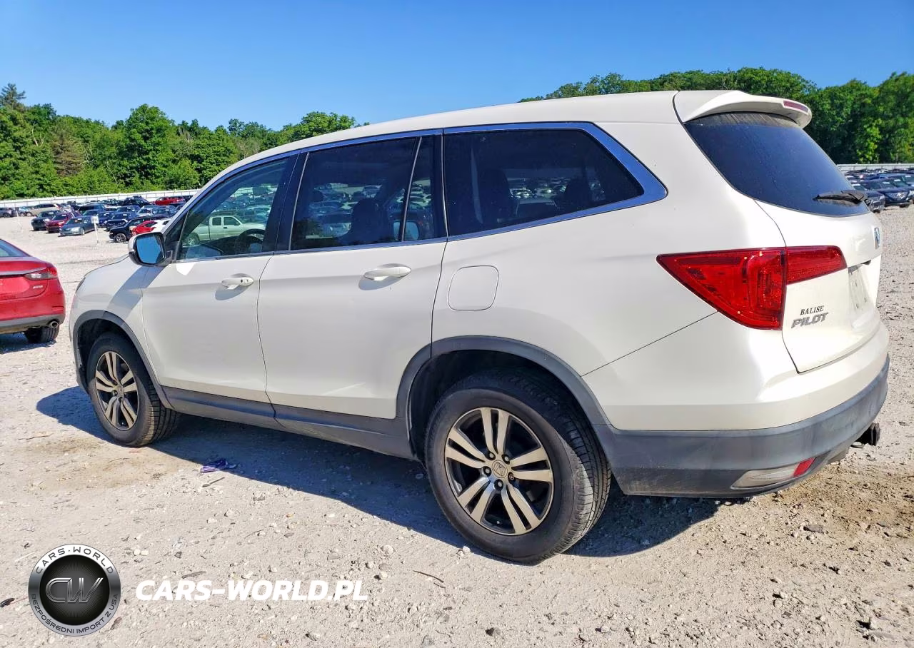 2017 Honda Pilot Exl VIN:5FNYF6H53HB054801 - 2