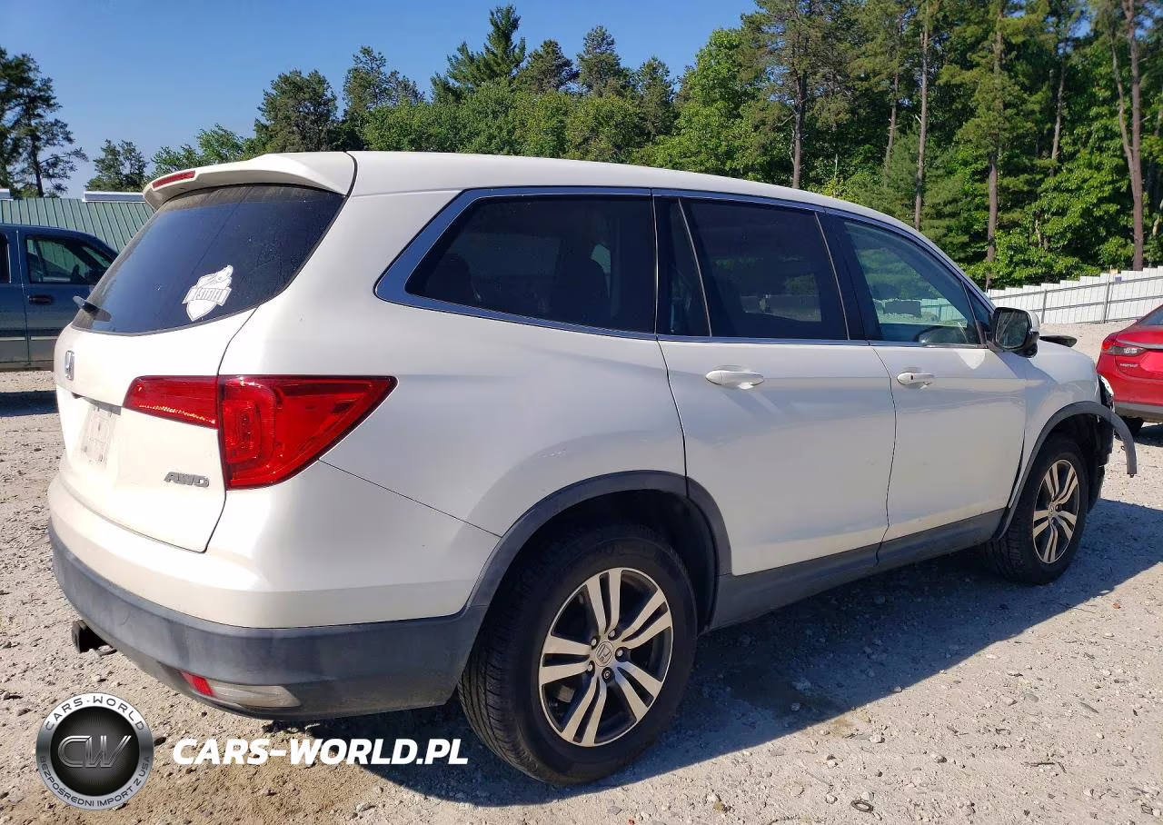 2017 Honda Pilot Exl VIN:5FNYF6H53HB054801 - 3
