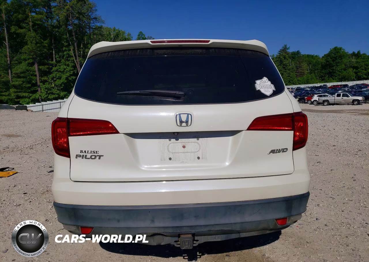 2017 Honda Pilot Exl VIN:5FNYF6H53HB054801 - 6