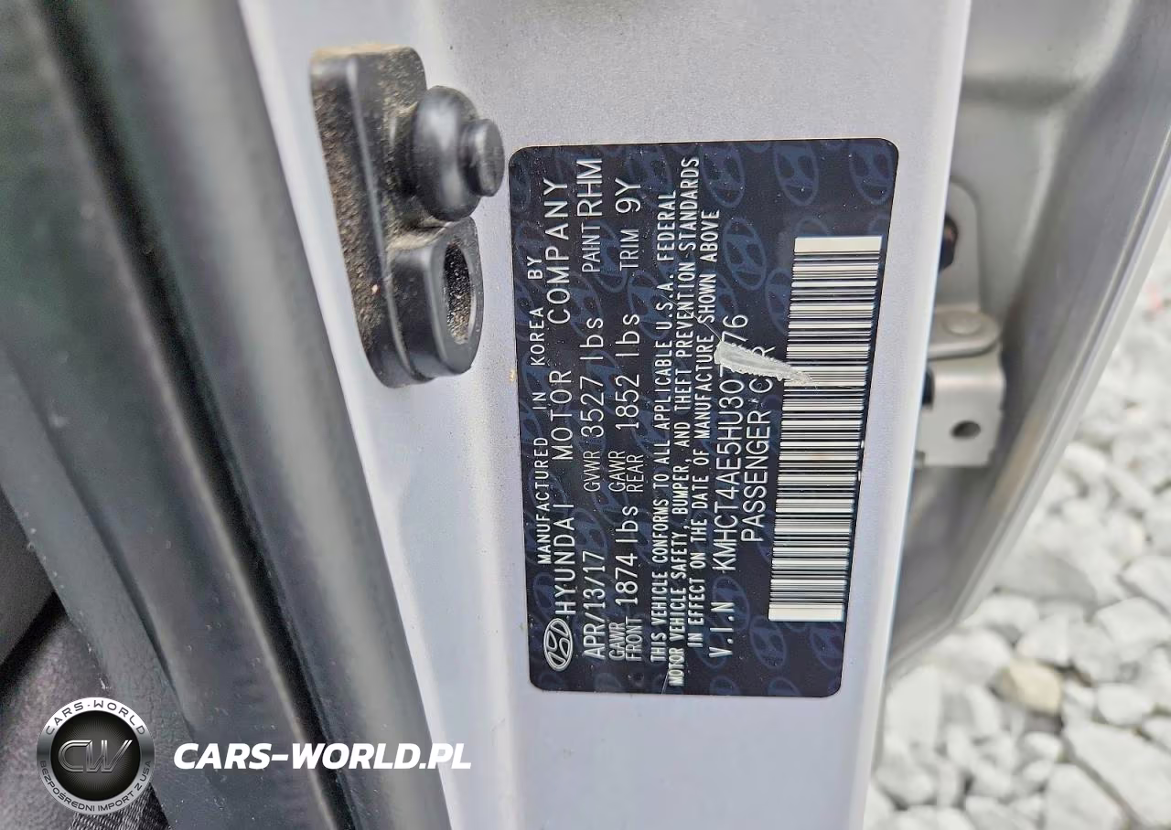 2017 Hyundai Accent Se VIN:KMHCT4AE5HU307976 - 12