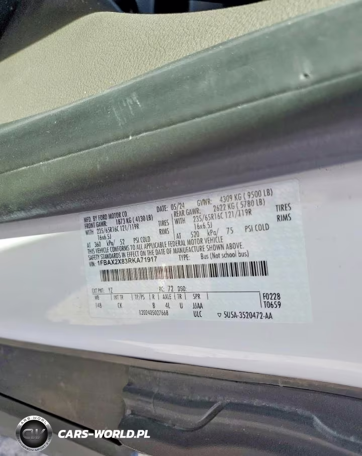 2024 Ford Transit T-350 VIN:1FBAX2X83RKA71917 - 13
