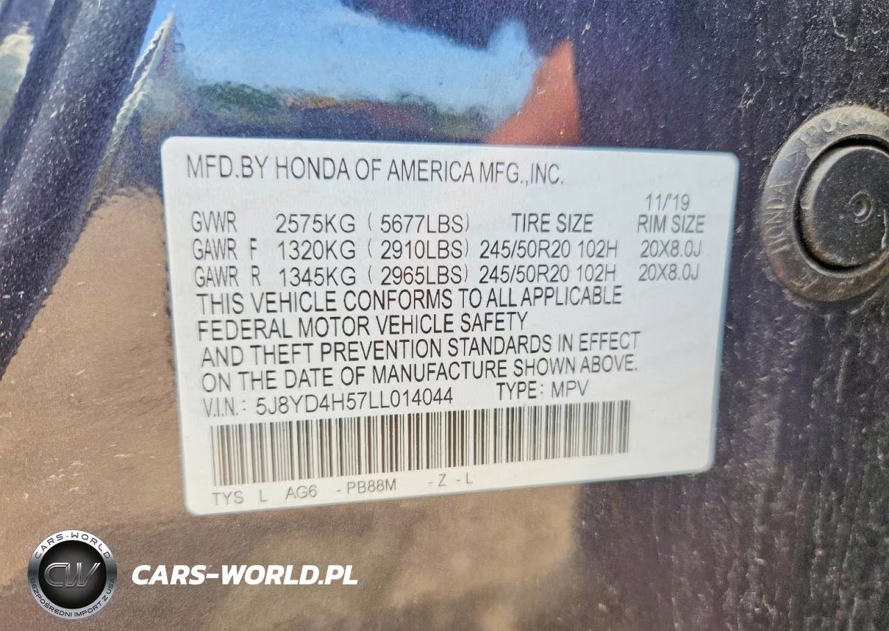 2020 Acura Mdx Technology VIN:5J8YD4H57LL014044 - 12