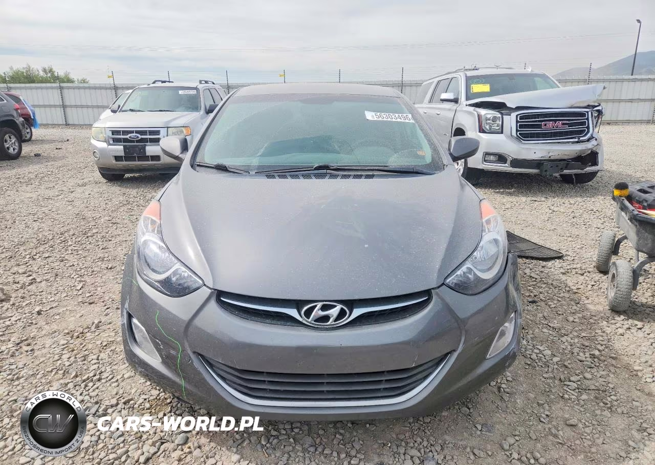 2013 Hyundai Elantra Gls VIN:5NPDH4AE4DH451680 - 5