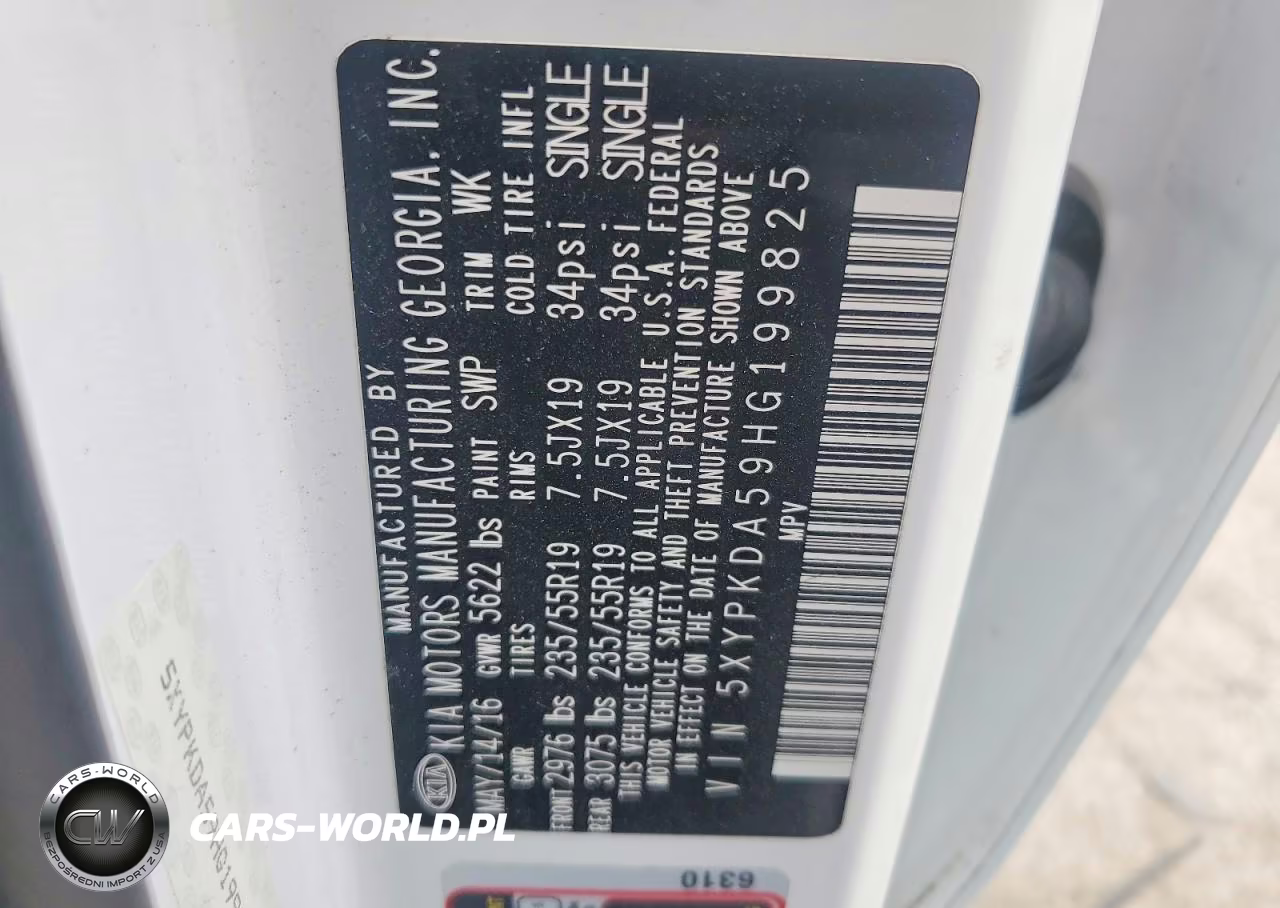 2017 Kia Sorento Sx V6 VIN:5XYPKDA59HG199825 - 13