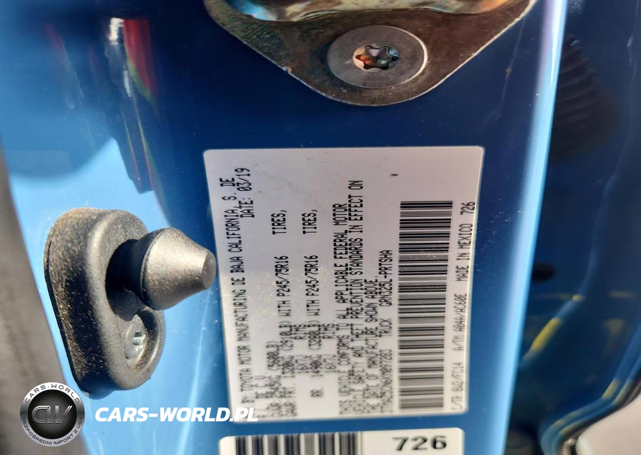 2019 Toyota Tacoma Sr5 V6 VIN:3TMAZ5CN6KM097283 - 12