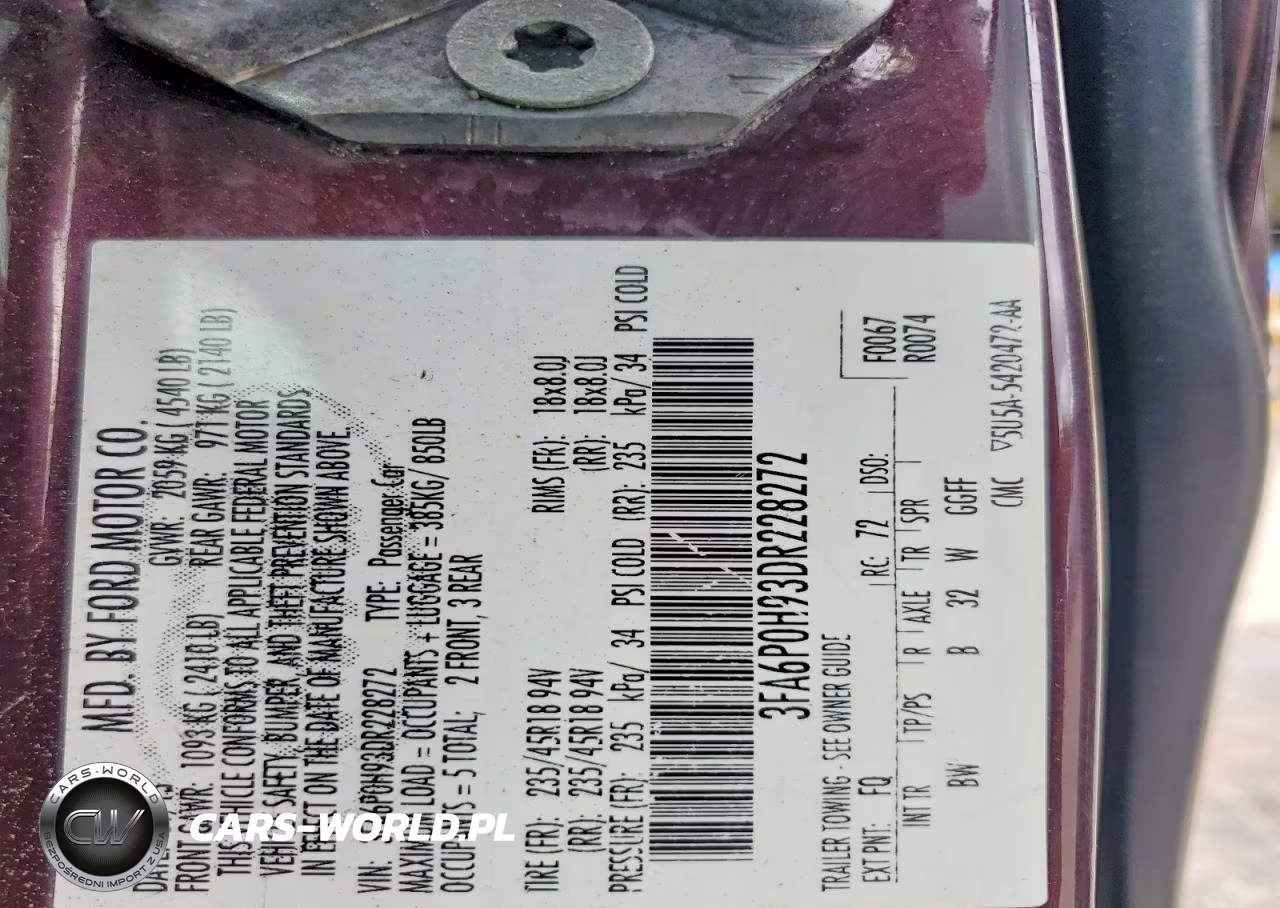2013 Ford Fusion Se VIN:3FA6P0H93DR228272 - 12