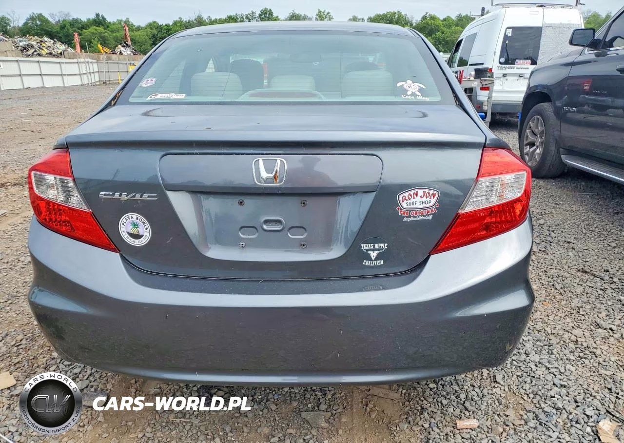 2012 Honda Civic Exl VIN:19XFB2F91CE315696 - 6