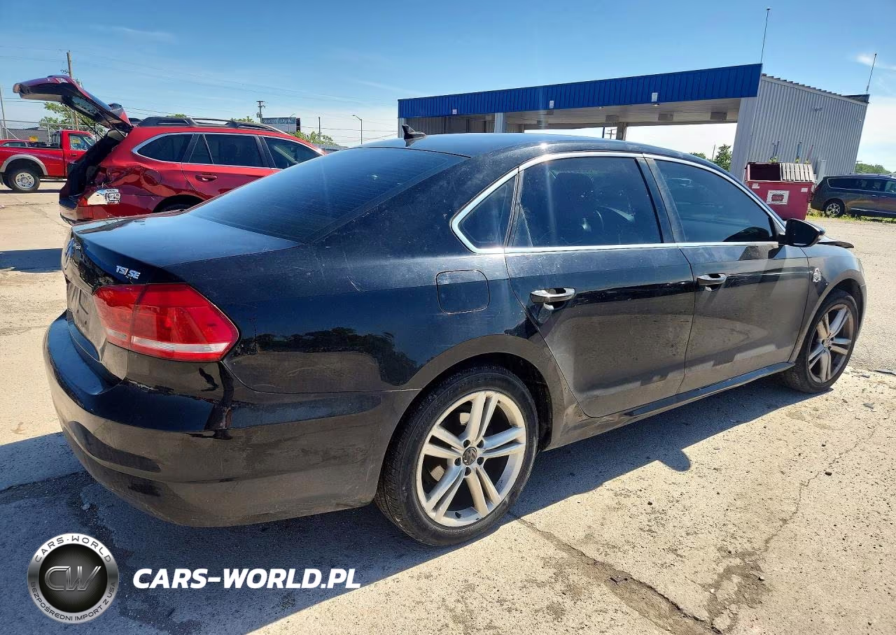 2014 Volkswagen Passat Se VIN:1VWBS7A38EC082776 - 3
