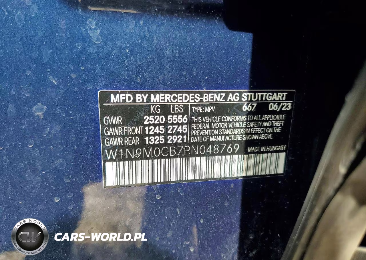 2023 Mercedes-Benz Eqb 250+ VIN:W1N9M0CB7PN048769 - 13