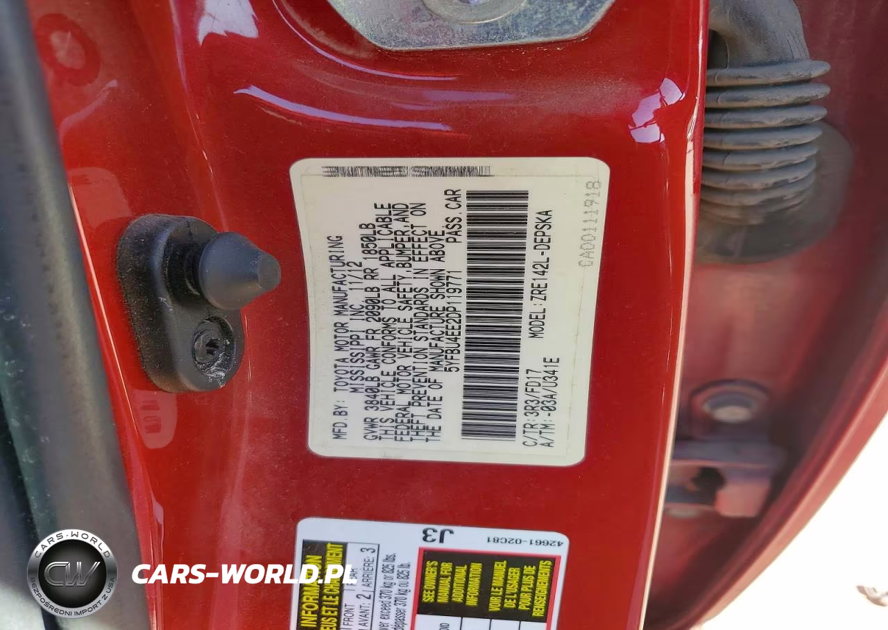 2013 Toyota Corolla S VIN:5YFBU4EE2DP119771 - 13