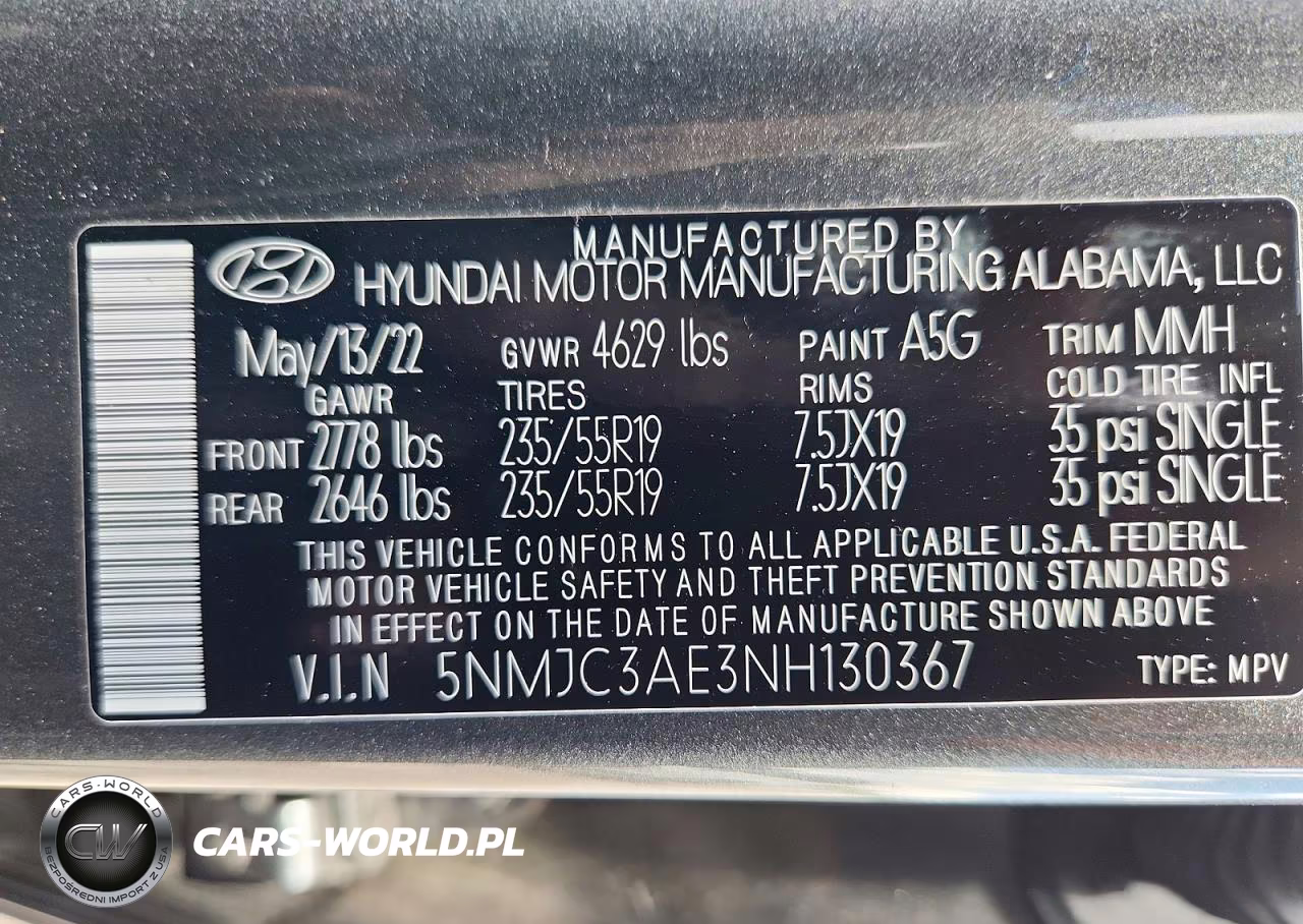 2022 Hyundai Tucson Sel VIN:5NMJC3AE3NH130367 - 14
