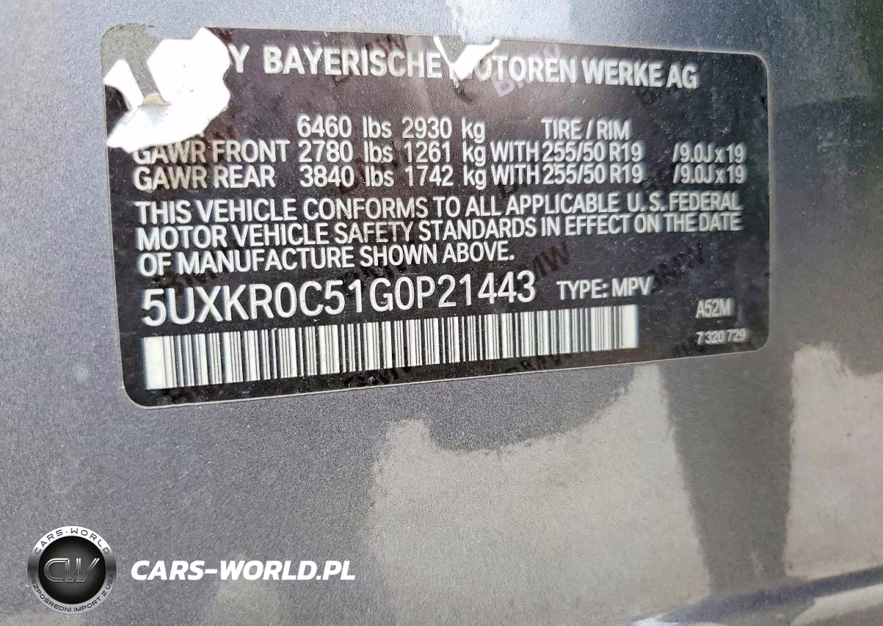 2016 BMW X5 xDrive35I VIN:5UXKR0C51G0P21443 - 13