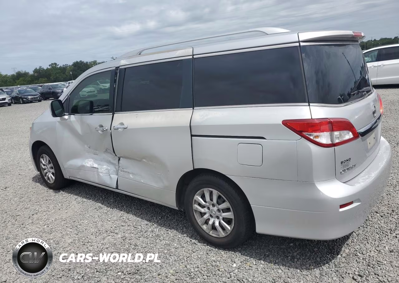2012 Nissan Quest VIN:JN8AE2KP0C9042930 - 2