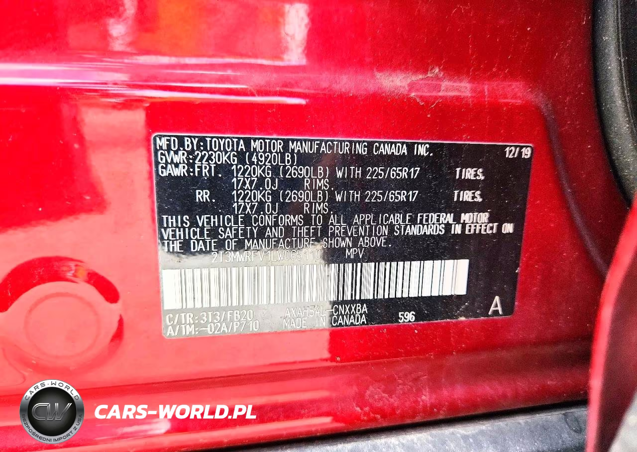 2020 Toyota Rav4 Le VIN:2T3MWRFV1LW065110 - 13