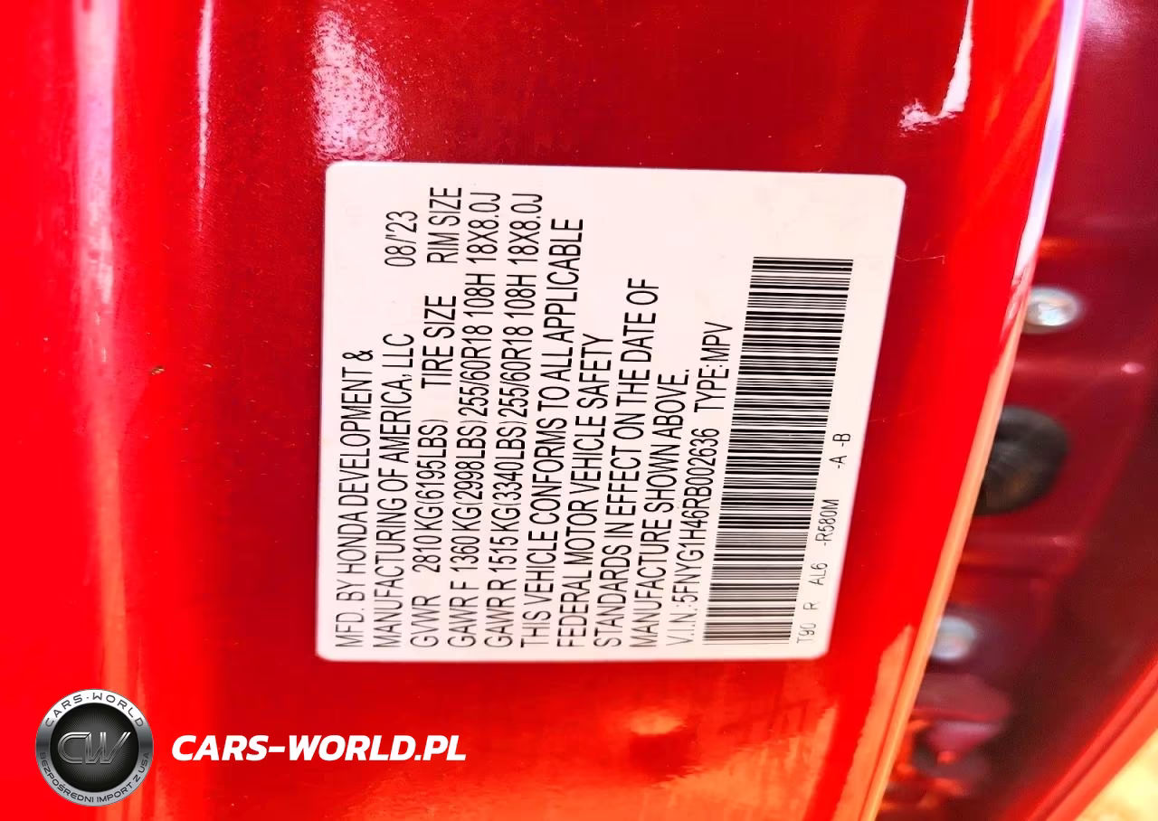 2024 Honda Pilot Exl VIN:5FNYG1H46RB002636 - 14