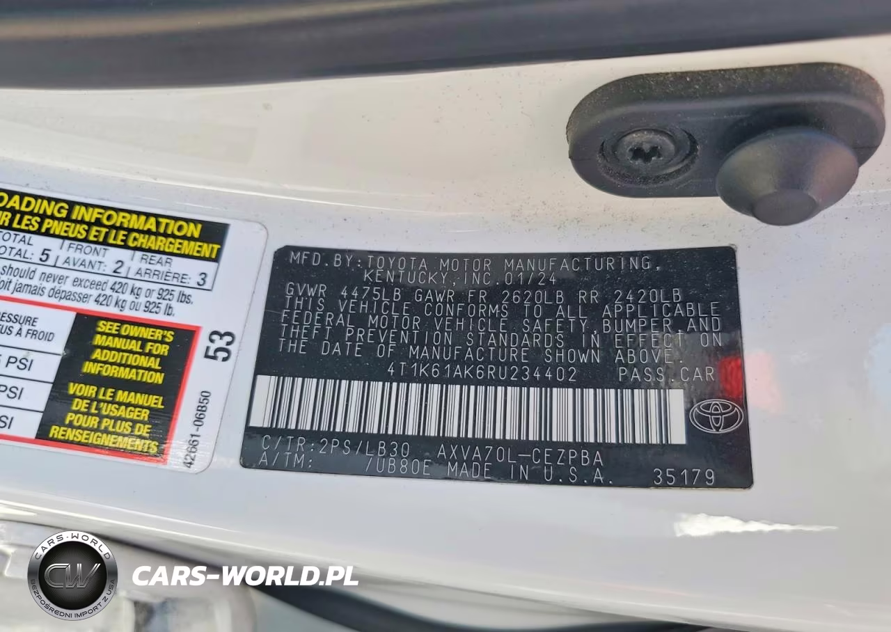 2024 Toyota Camry Xse VIN:4T1K61AK6RU234402 - 12