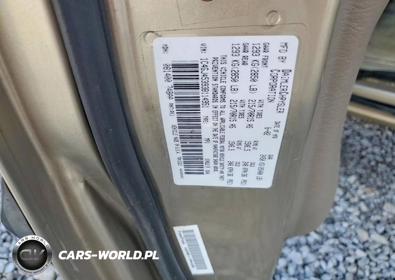 2003 Chrysler Voyager Lx VIN:1C4GJ45393B114951 - 13