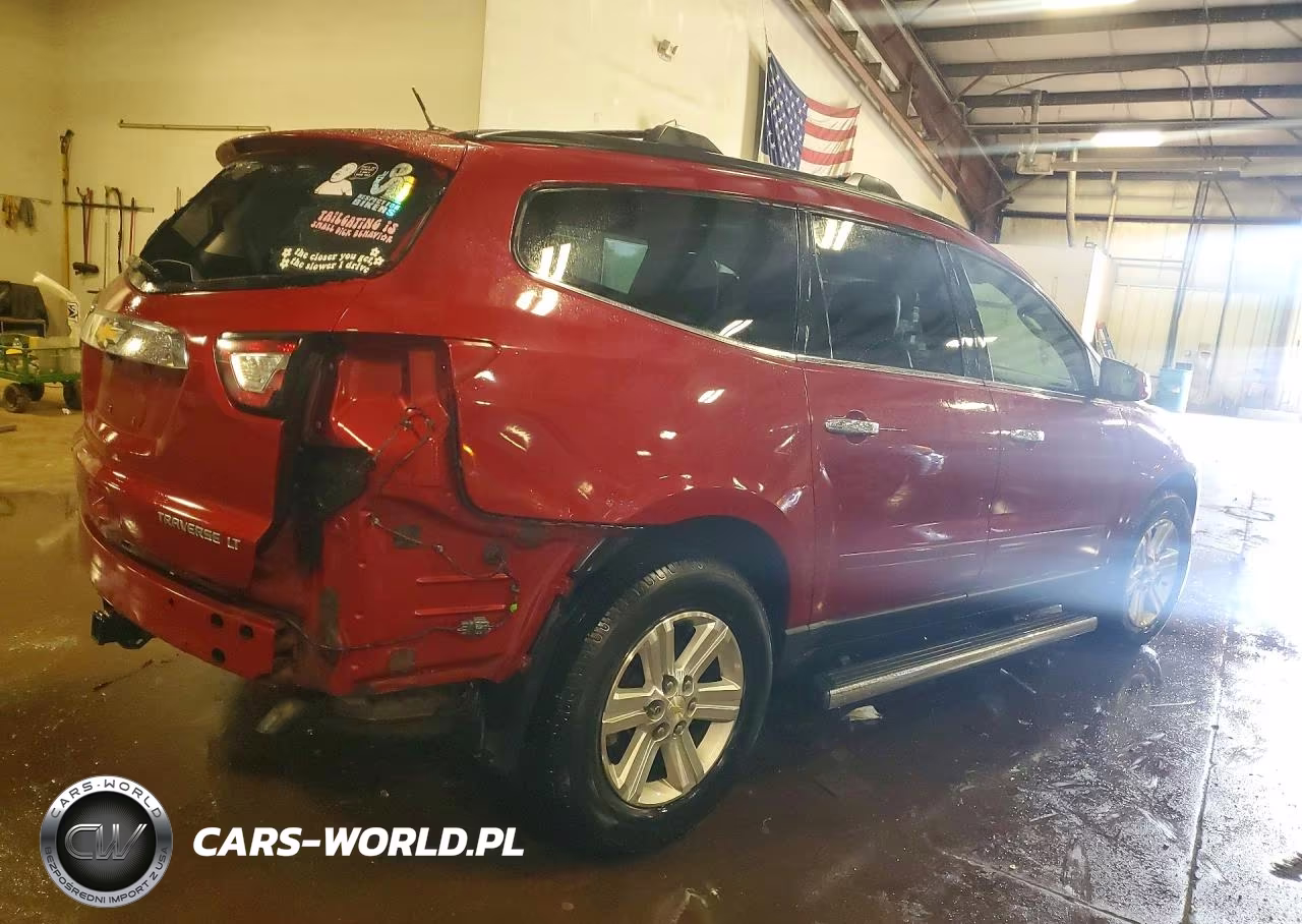 2014 Chevrolet Traverse Lt VIN:1GNKVHKDXEJ220795 - 3