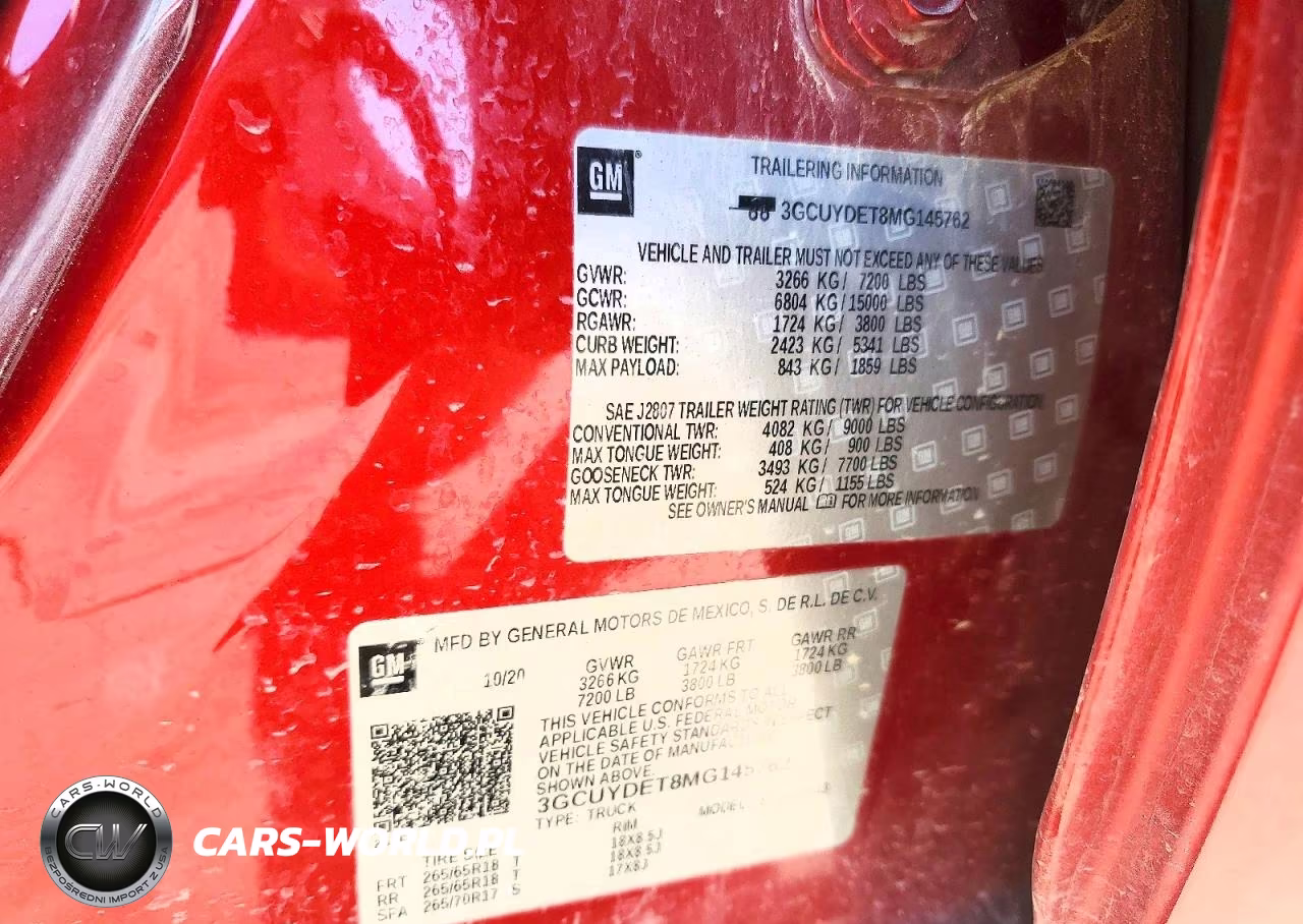 2021 Chevrolet Silverado K1500 Lt VIN:3GCUYDET8MG145762 - 12