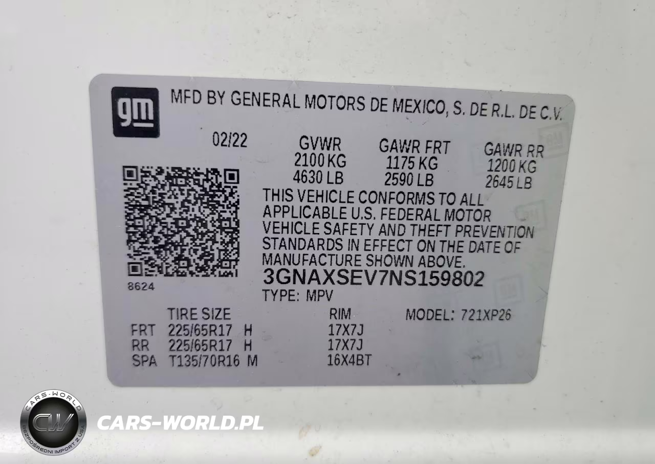 2022 Chevrolet Equinox Ls VIN:3GNAXSEV7NS159802 - 14