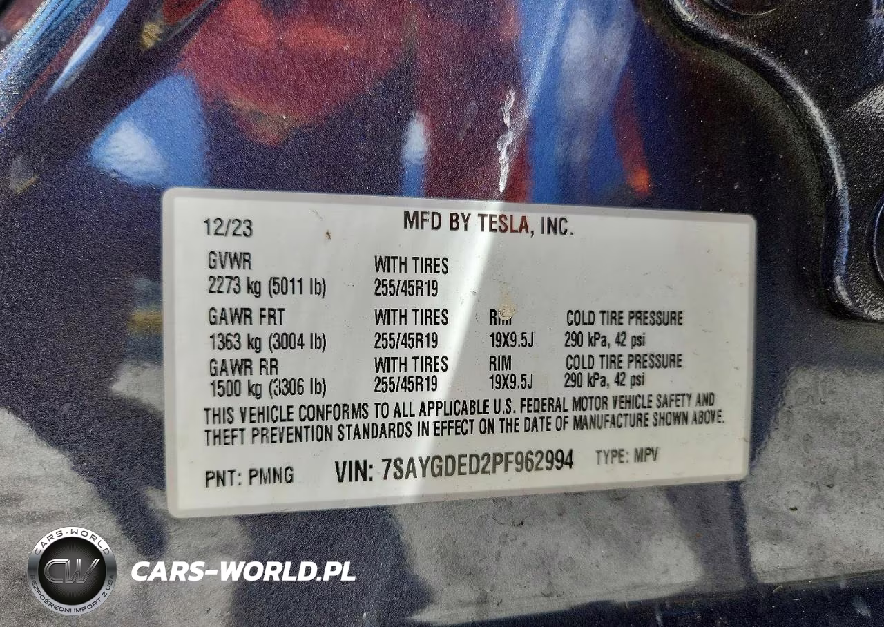 2023 Tesla Model Y VIN:7SAYGDED2PF962994 - 13