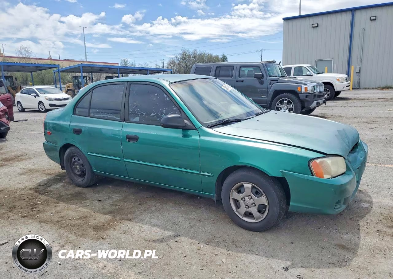 2001 Hyundai Accent Gl VIN:KMHCG45C81U178604 - 4