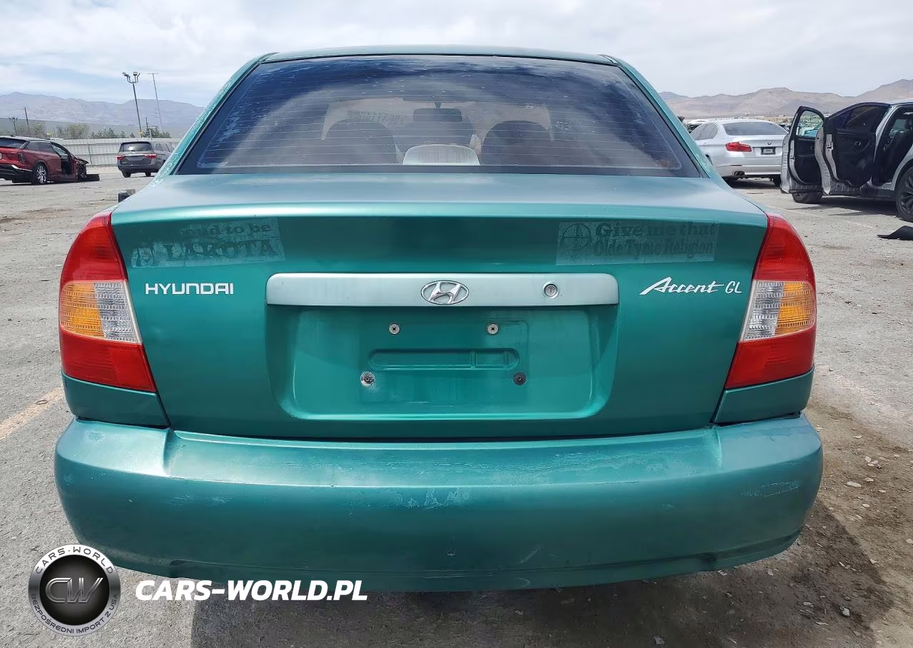 2001 Hyundai Accent Gl VIN:KMHCG45C81U178604 - 6