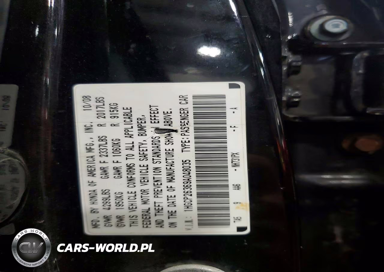 2009 Honda Accord Lx VIN:1HGCP26369A048035 - 13
