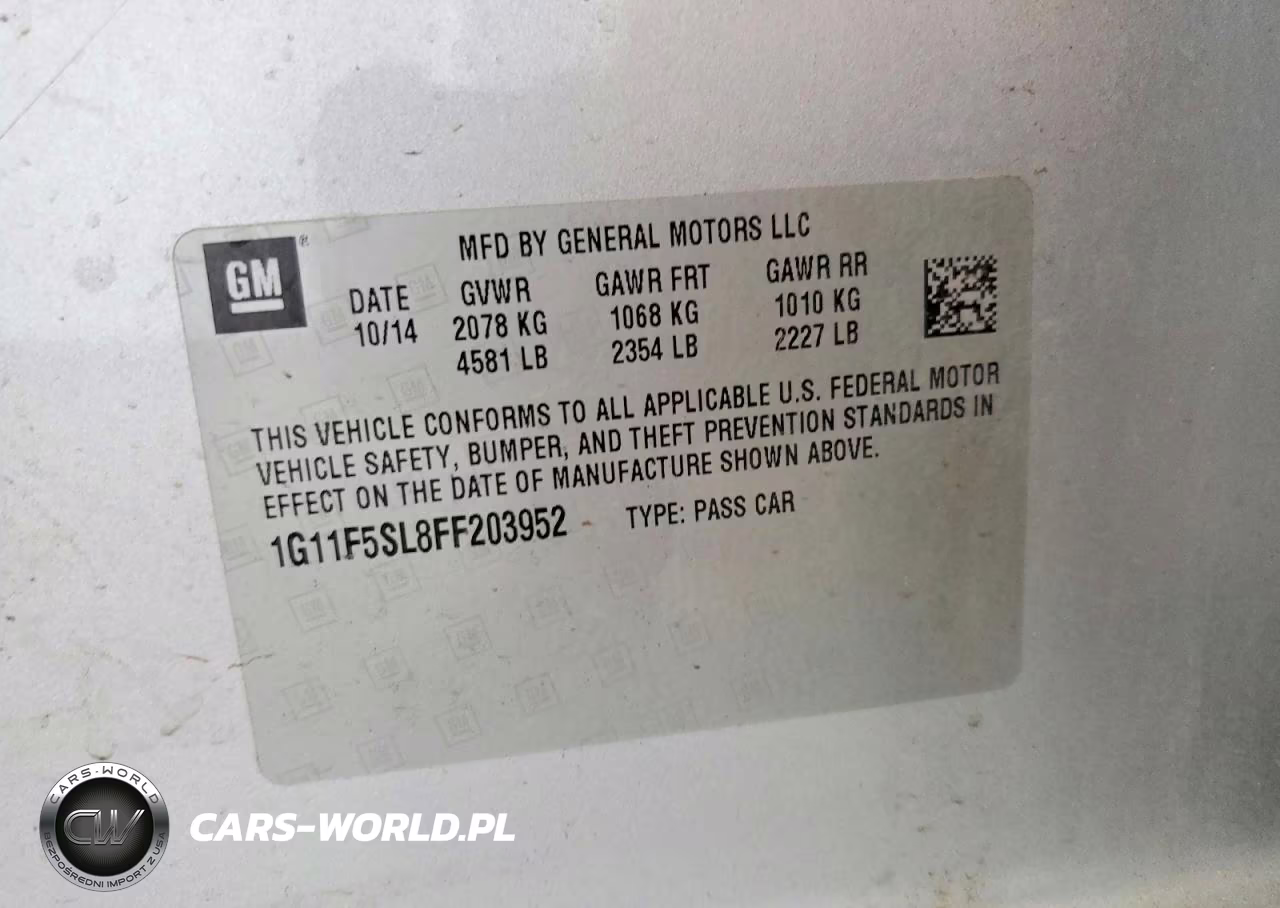 2015 Chevrolet Malibu Ltz VIN:1G11F5SL8FF203952 - 12