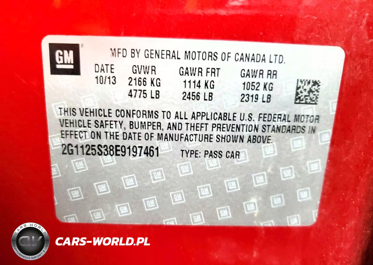2014 Chevrolet Impala Lt VIN:2G1125S38E9197461 - 13