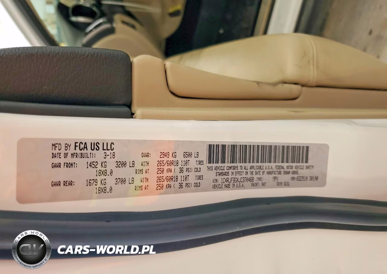 2018 Jep Gr Cheroke VIN:1C4RJFBGXJC370468 - 14