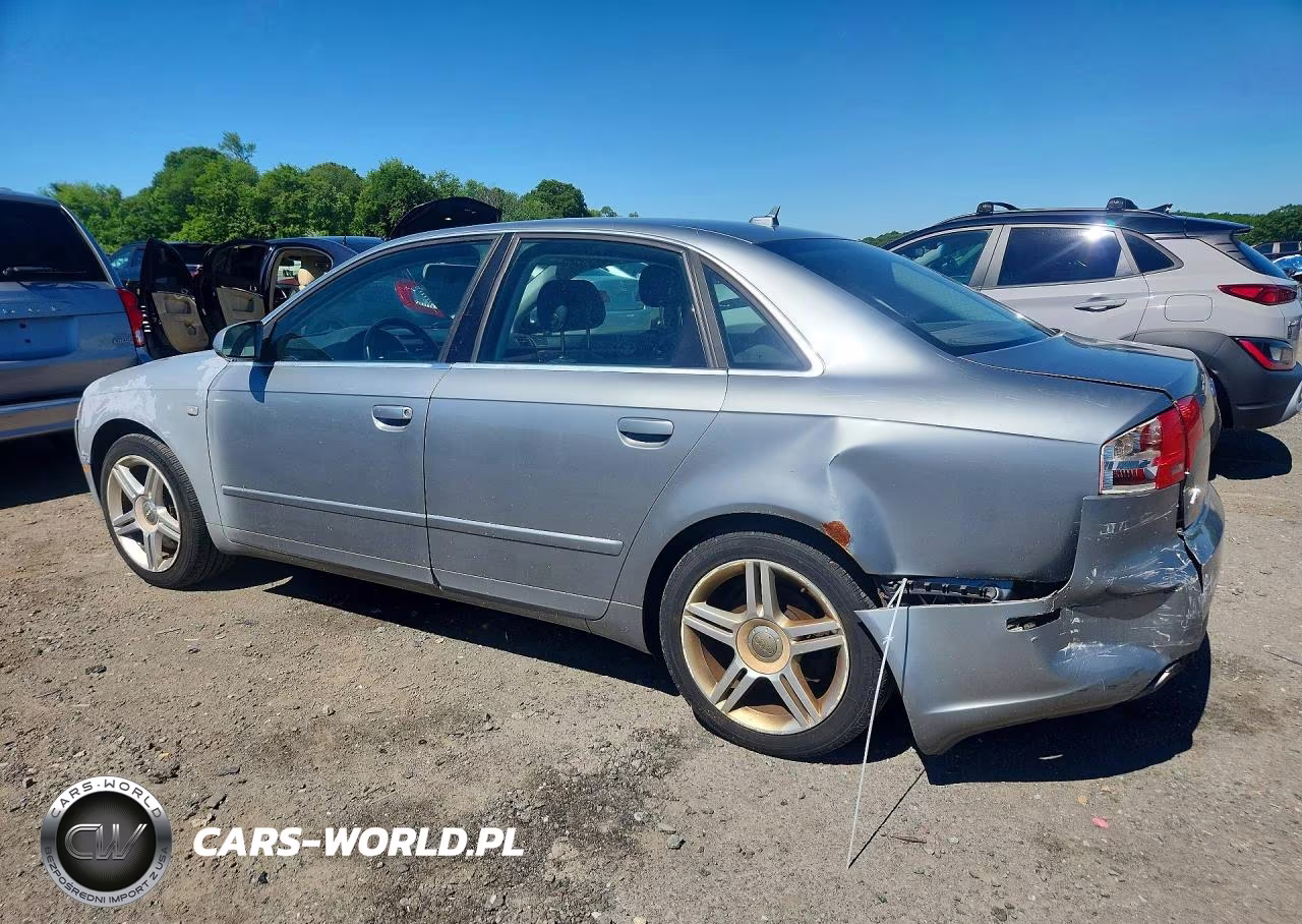 2007 Audi A4 2.0T Quattro VIN:WAUDF78E27A066690 - 2