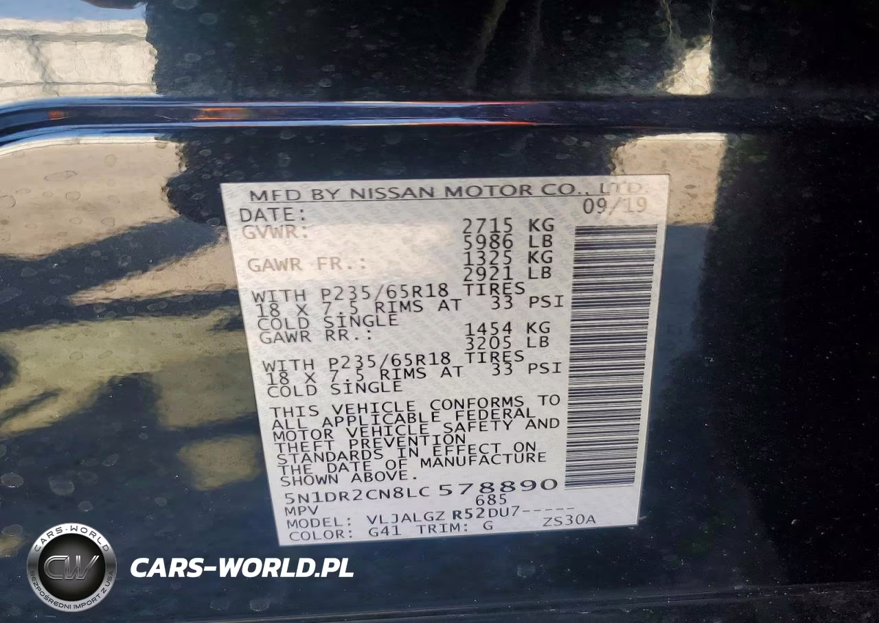 2020 Nissan Pathfinder Sl VIN:5N1DR2CN8LC578890 - 13