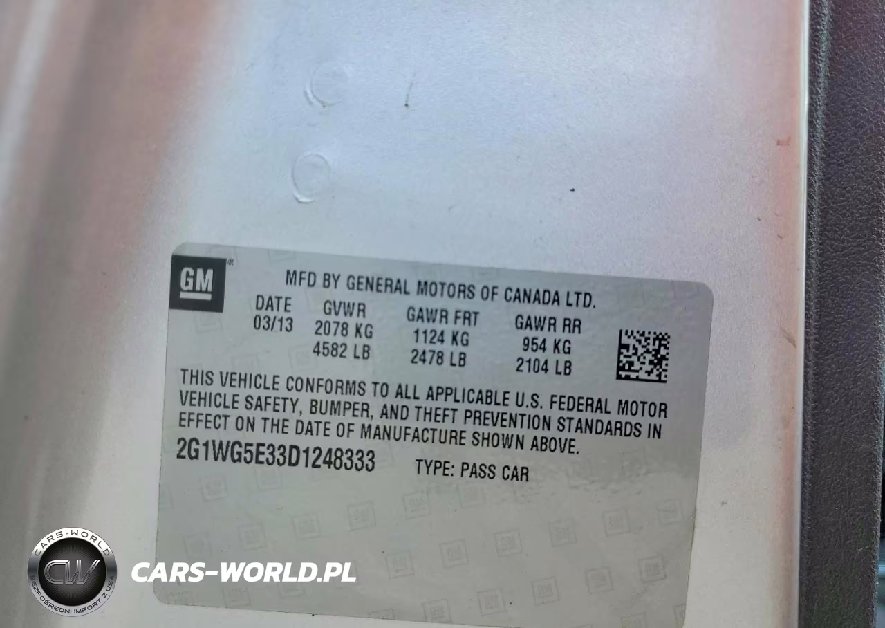 2013 Chevrolet Impala Lt VIN:2G1WG5E33D1248333 - 12
