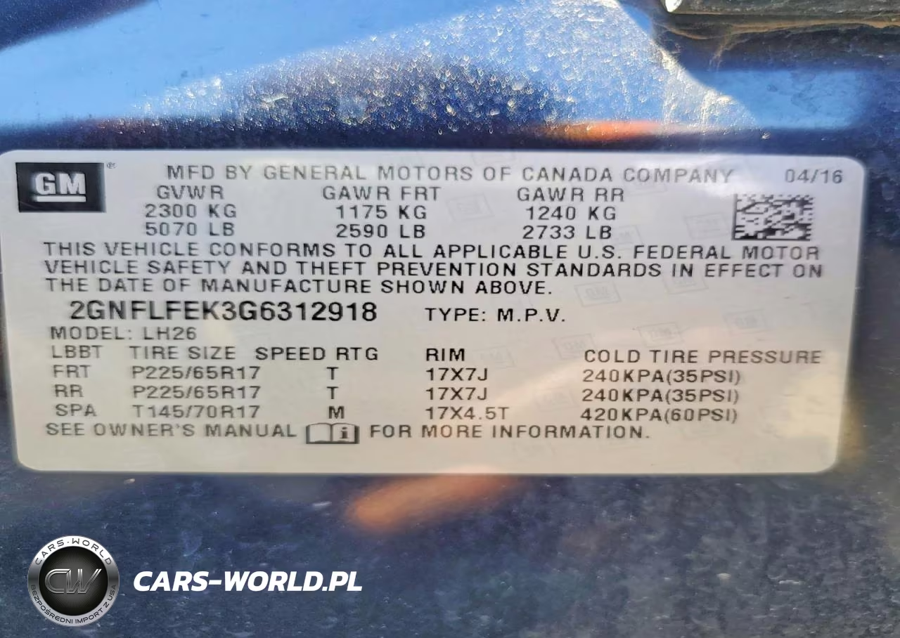 2016 Chevrolet Equinox Lt VIN:2GNFLFEK3G6312918 - 13