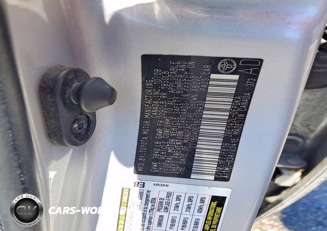 2009 Toyota Corolla Base VIN:2T1BU40E19C139430 - 13