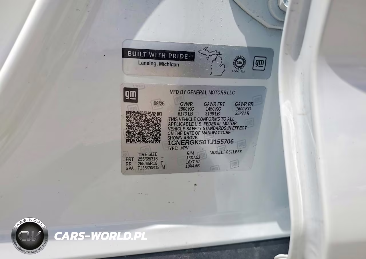 2026 Chevrolet Traverse Lt VIN:1GNERGKS0TJ155706 - 15
