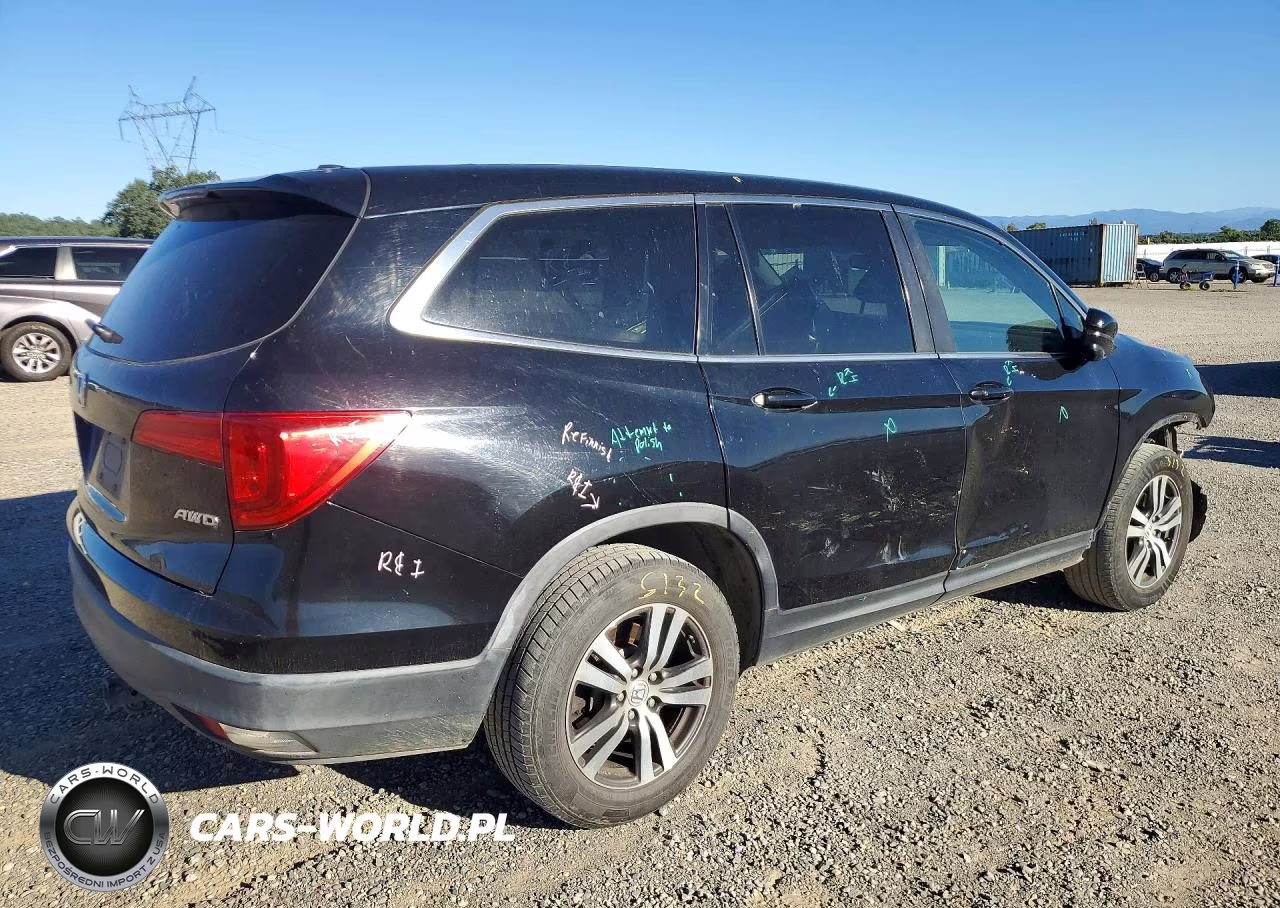 2017 Honda Pilot Ex VIN:5FNYF6H49HB071609 - 3