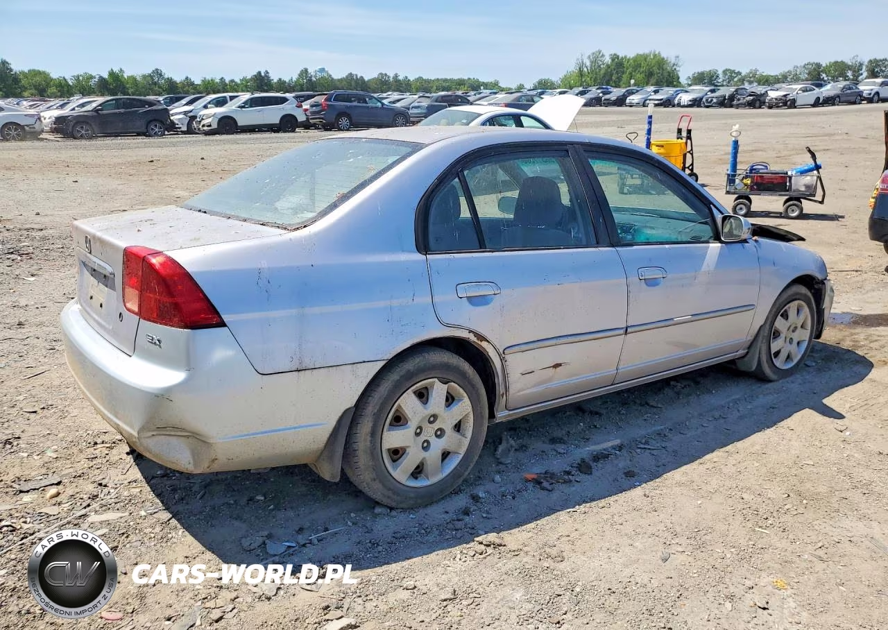 2002 Honda Civic Ex VIN:1HGES26802L075230 - 3