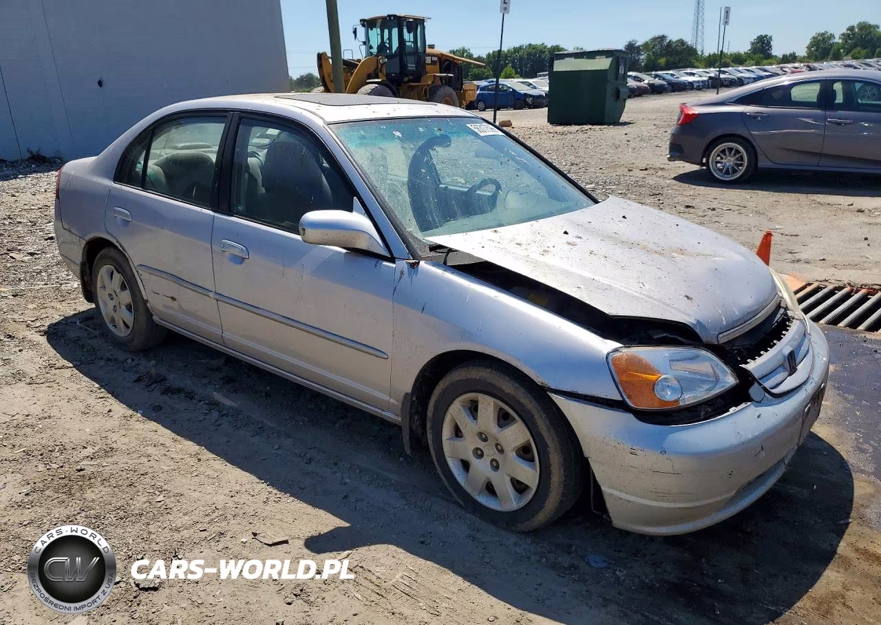 2002 Honda Civic Ex VIN:1HGES26802L075230 - 4
