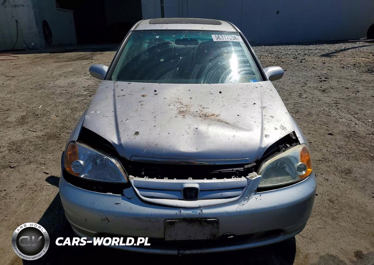 2002 Honda Civic Ex VIN:1HGES26802L075230 - 5