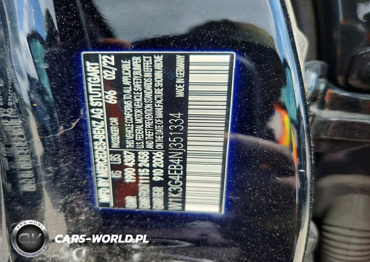 2022 Mercedes-Benz A 220 VIN:W1K3G4EB4NJ351334 - 12