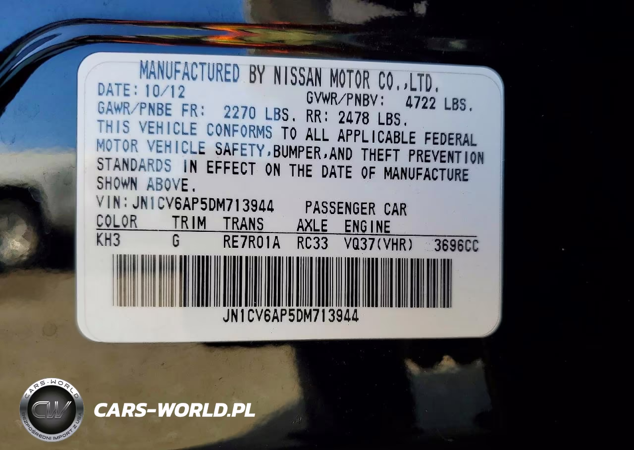 2013 Infiniti G37 Sedan Journey VIN:JN1CV6AP5DM713944 - 12