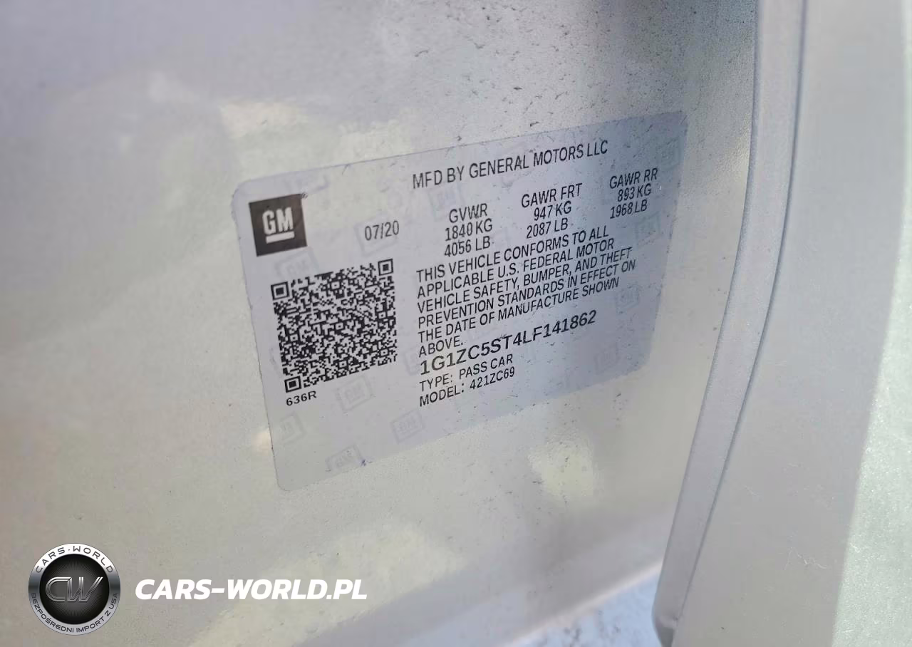 2020 Chevrolet Malibu Ls VIN:1G1ZC5ST4LF141862 - 13