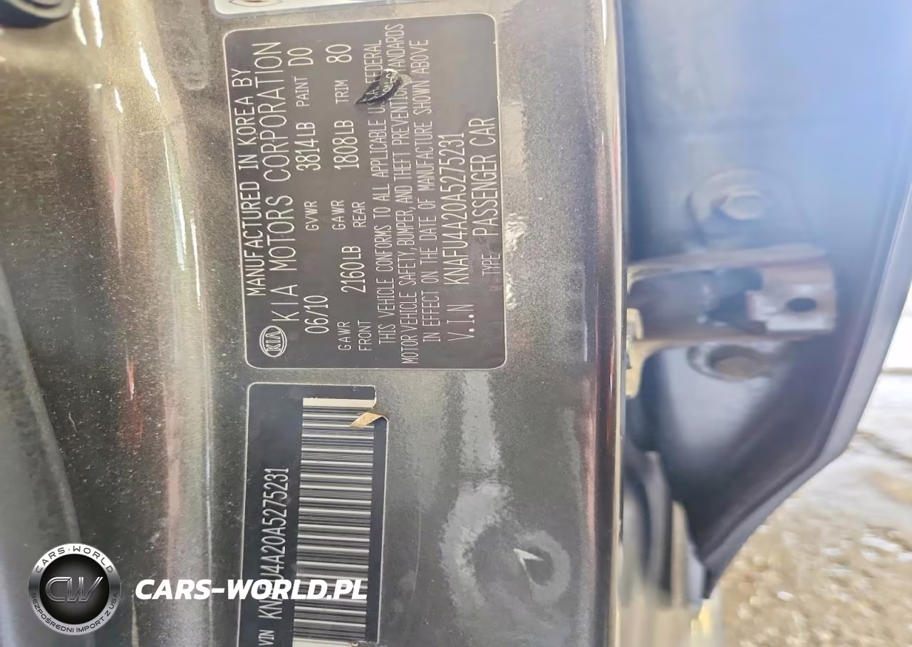 2010 Kia Forte Ex VIN:KNAFU4A20A5275231 - 12