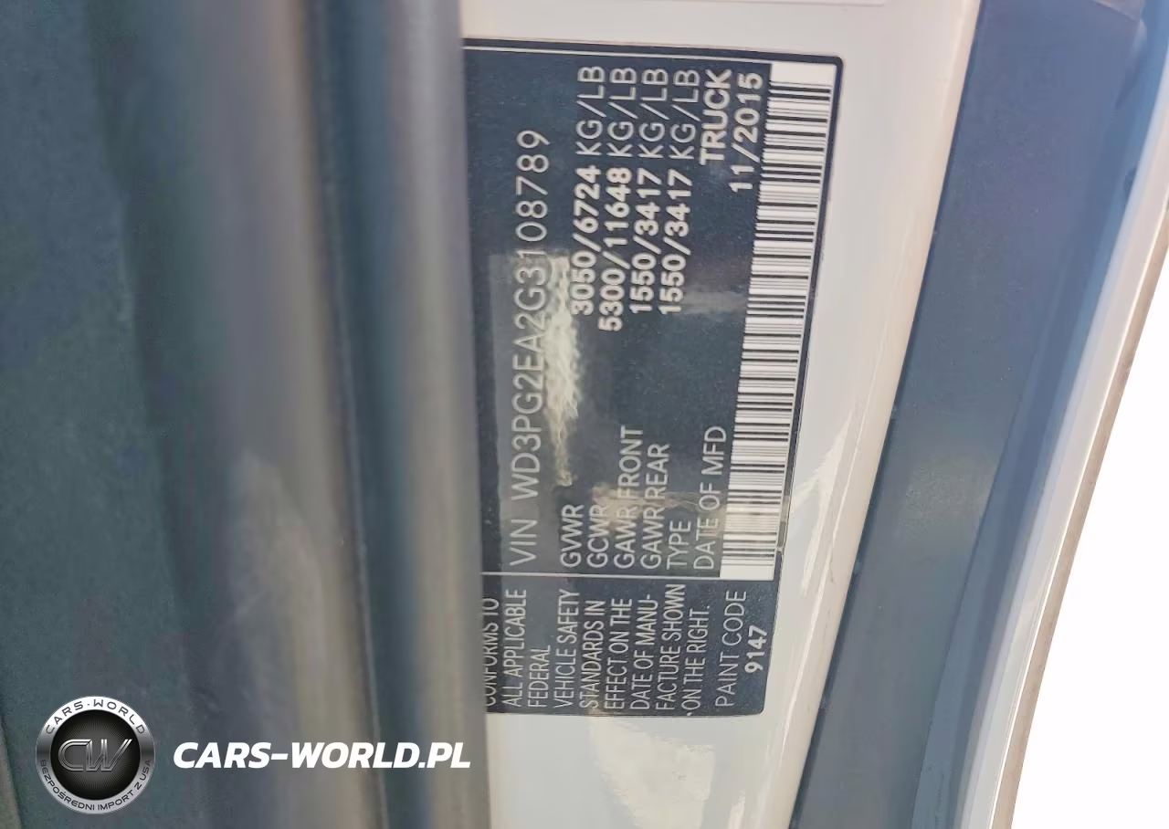 2016 Mercedes-Benz Metris VIN:WD3PG2EA2G3108789 - 13