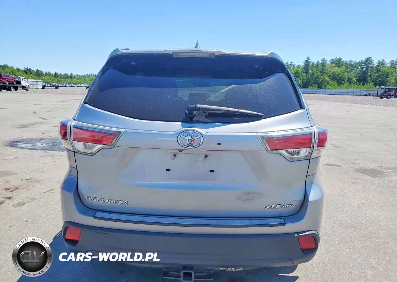 2016 Toyota Highlander Xle VIN:5TDJKRFH8GS290186 - 6